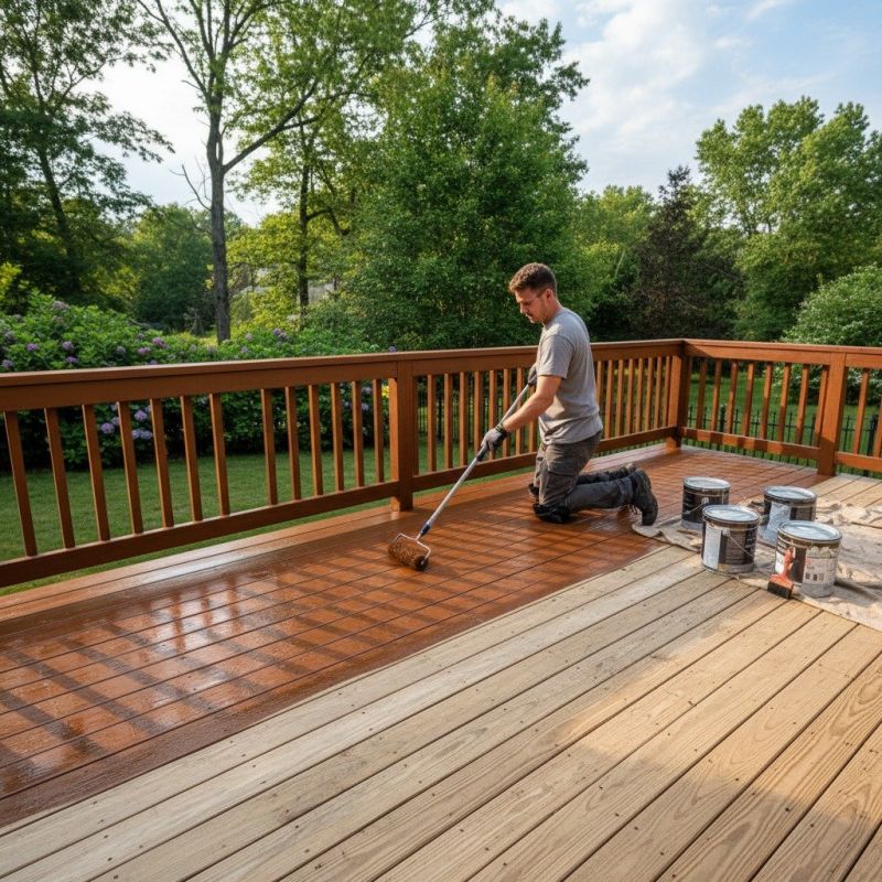 Wood Deck Staining